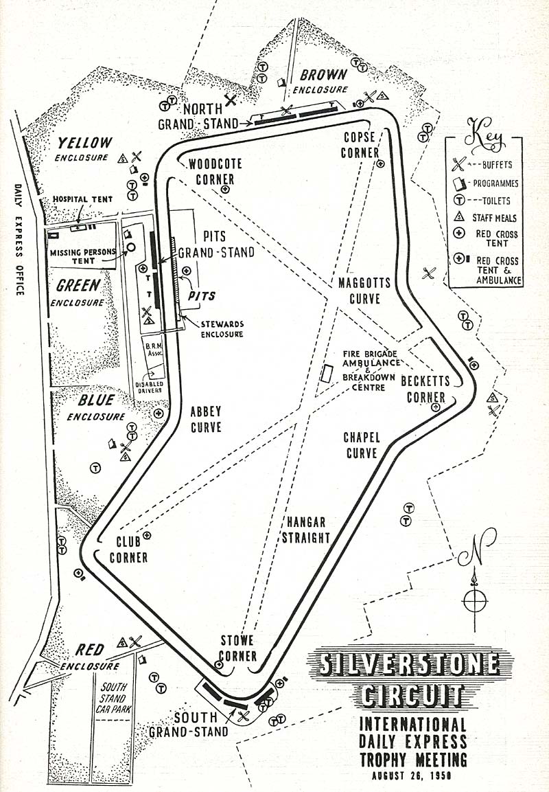 Silverstone Track Map 1950 – The Chicane